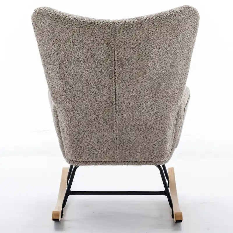 Multicolor Teddy Upholstered Rocking Chair
