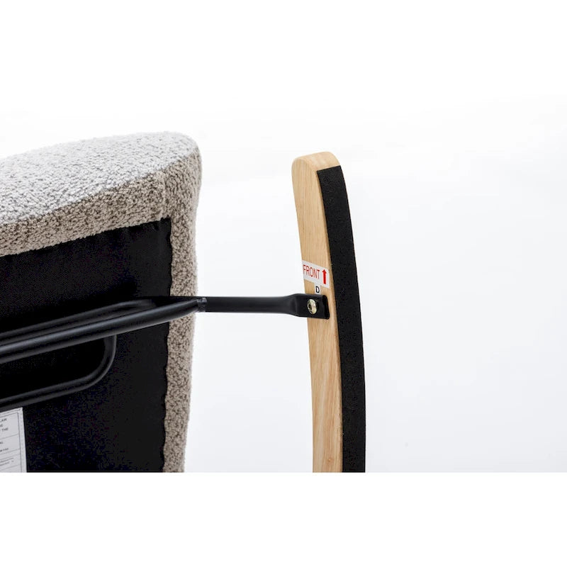 Multicolor Teddy Upholstered Rocking Chair