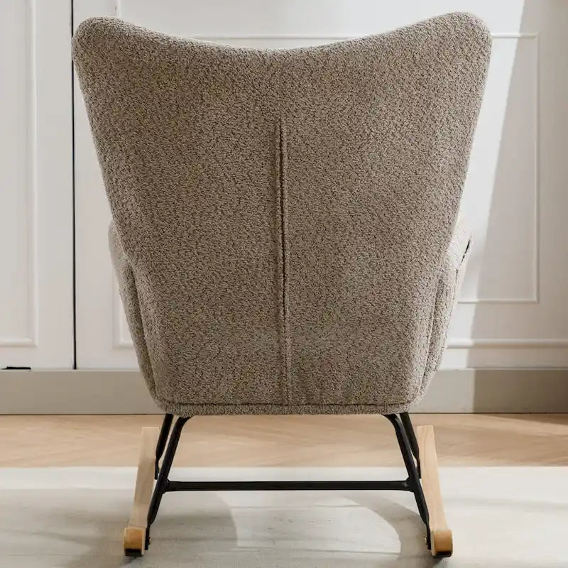 Multicolor Teddy Upholstered Rocking Chair