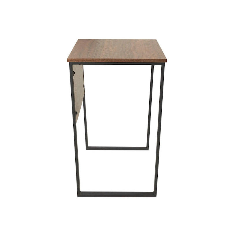 38-Inch Computer Desk with Metal Legs