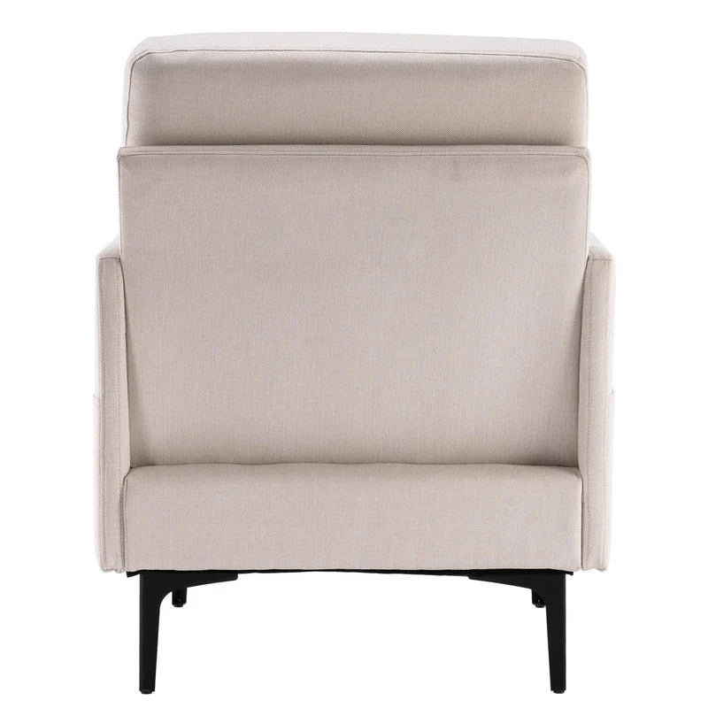 Fabric Upholstered Accent Armchair