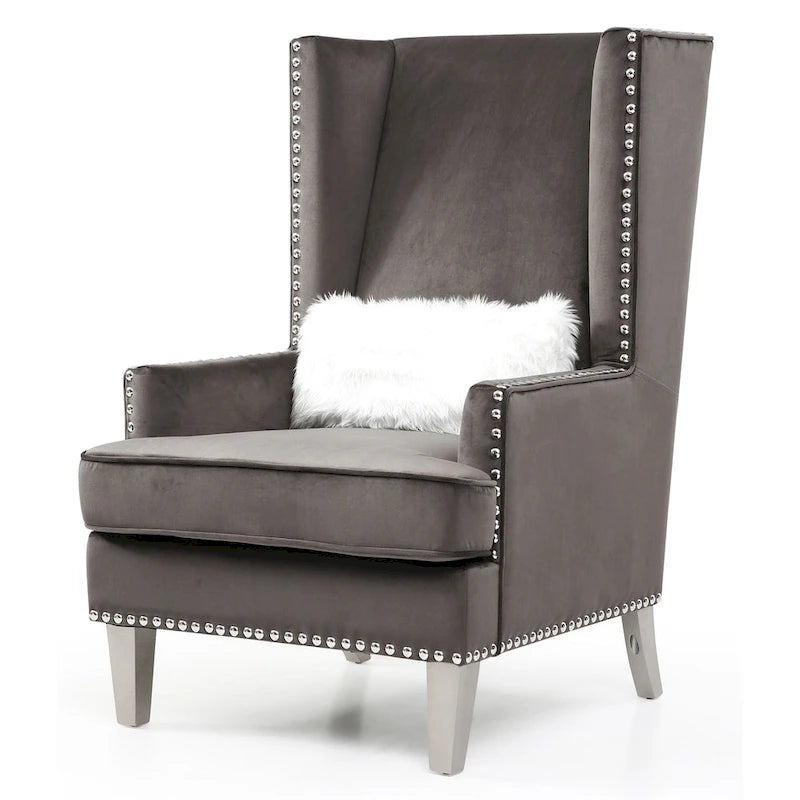 Velvet Accent Chair