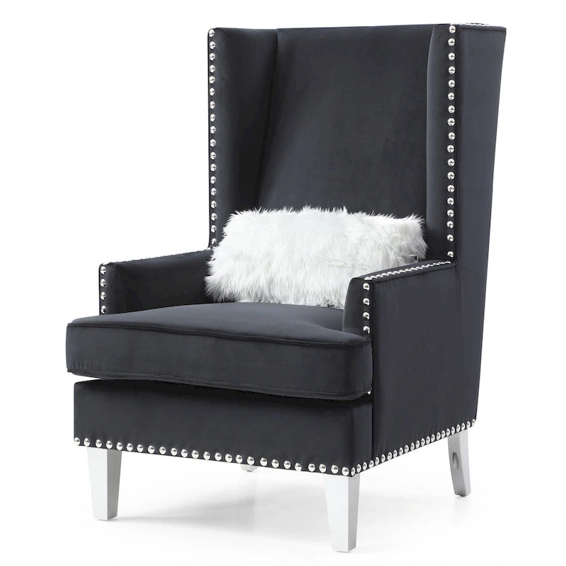 Velvet Accent Chair