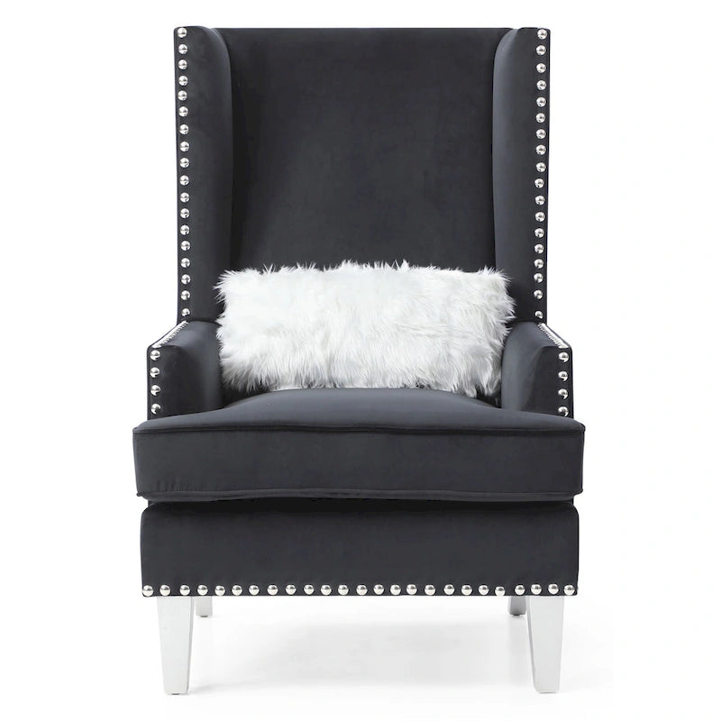 Velvet Accent Chair