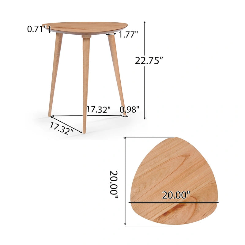 Mid-Century Wood End Table