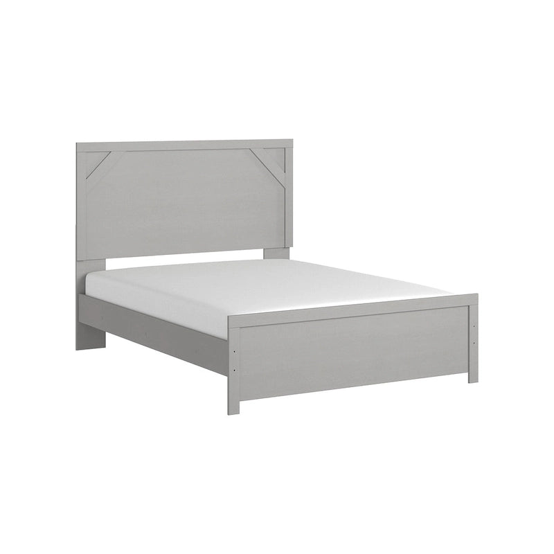 Gray Panel Bed