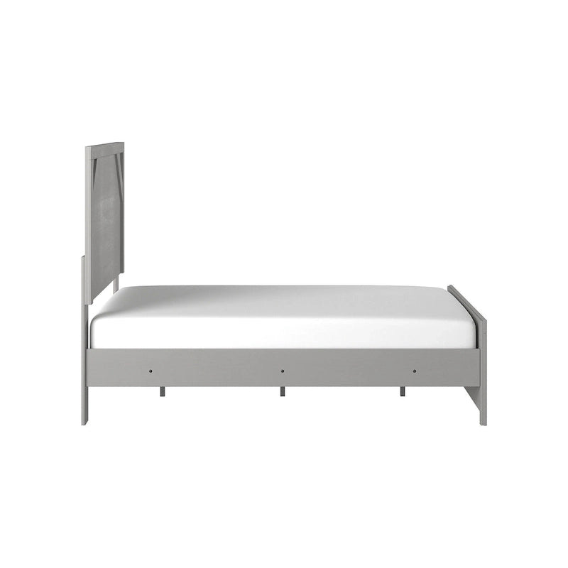 Gray Panel Bed