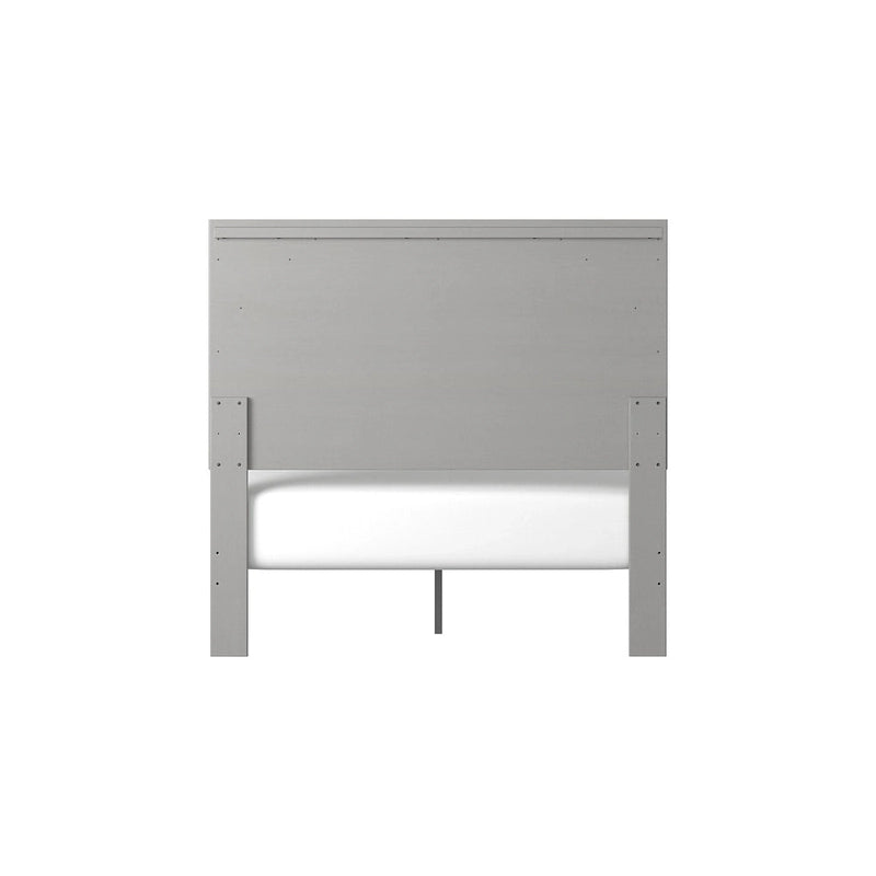 Gray Panel Bed