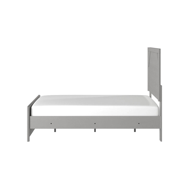 Gray Panel Bed