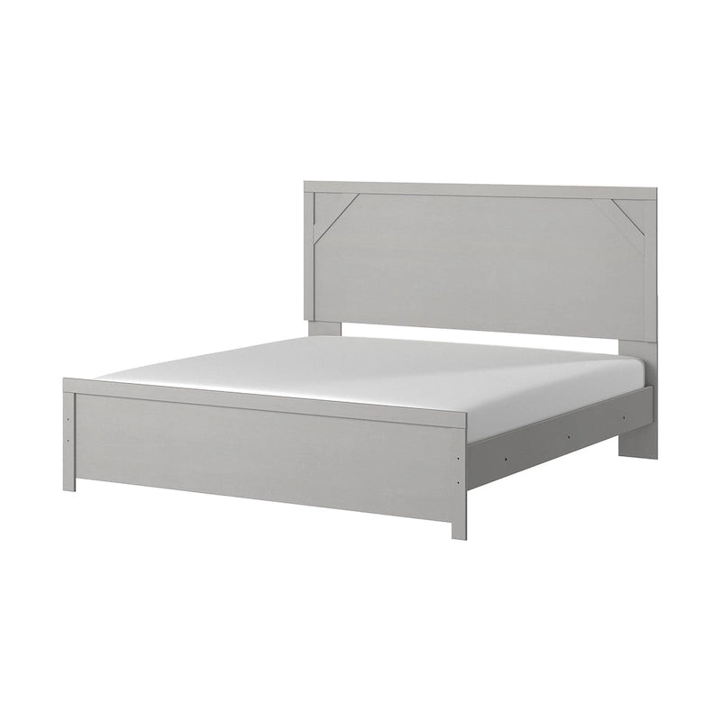 Gray Panel Bed