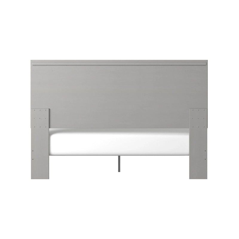 Gray Panel Bed
