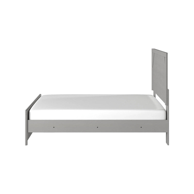 Gray Panel Bed
