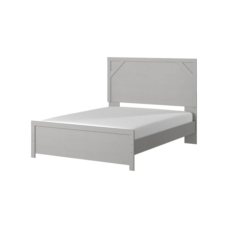 Gray Panel Bed