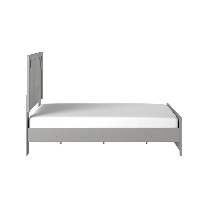 Gray Panel Bed