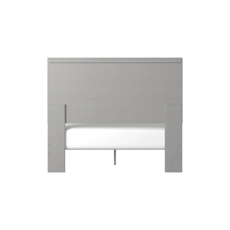 Gray Panel Bed