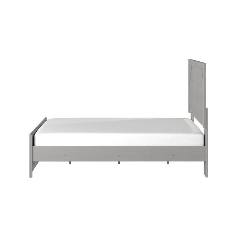 Gray Panel Bed
