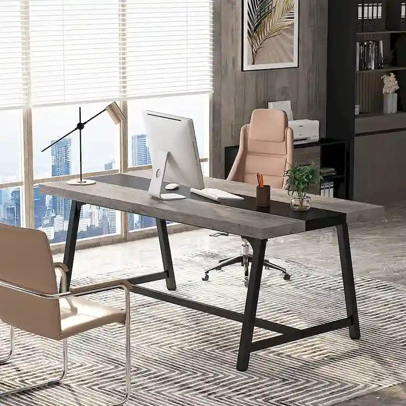 70.87-Inch Rectangular Conference Table for 6–8 People