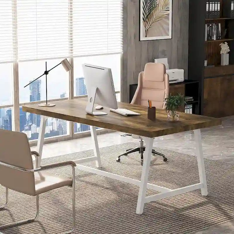 70.87-Inch Rectangular Conference Table for 6–8 People