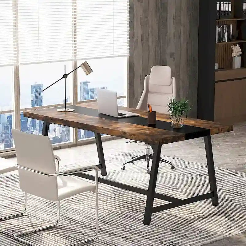 70.87-Inch Rectangular Conference Table for 6–8 People