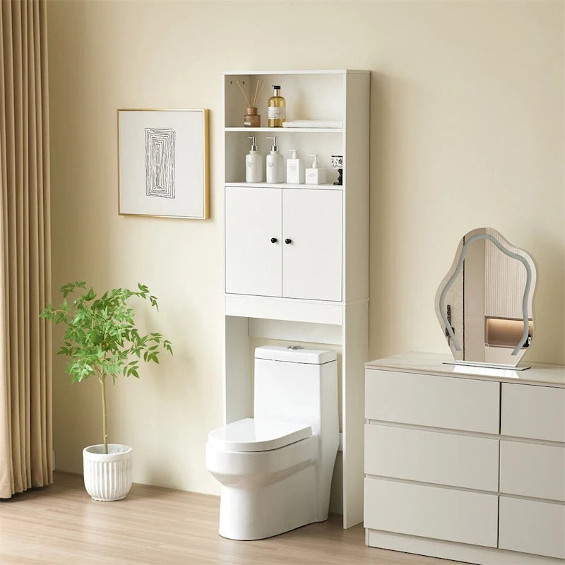 Farmhouse Over-the-Toilet Storage Cabinet