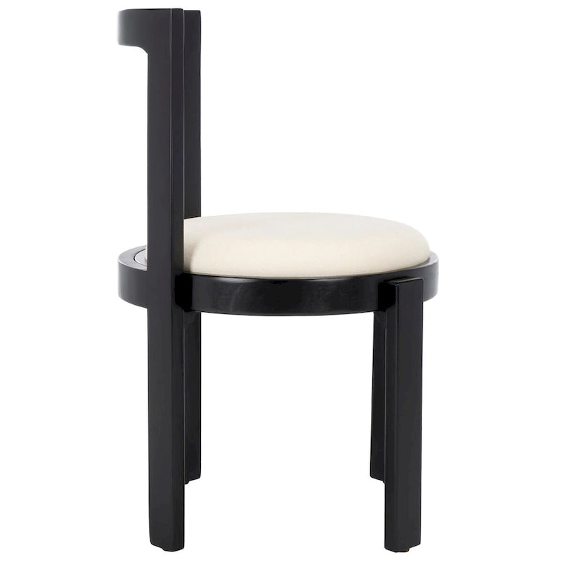 Round Padded Dining Chair Set of 2 - 20W x 21D x 33H Inches