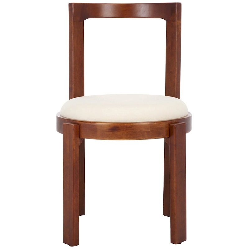 Round Padded Dining Chair Set of 2 - 20W x 21D x 33H Inches