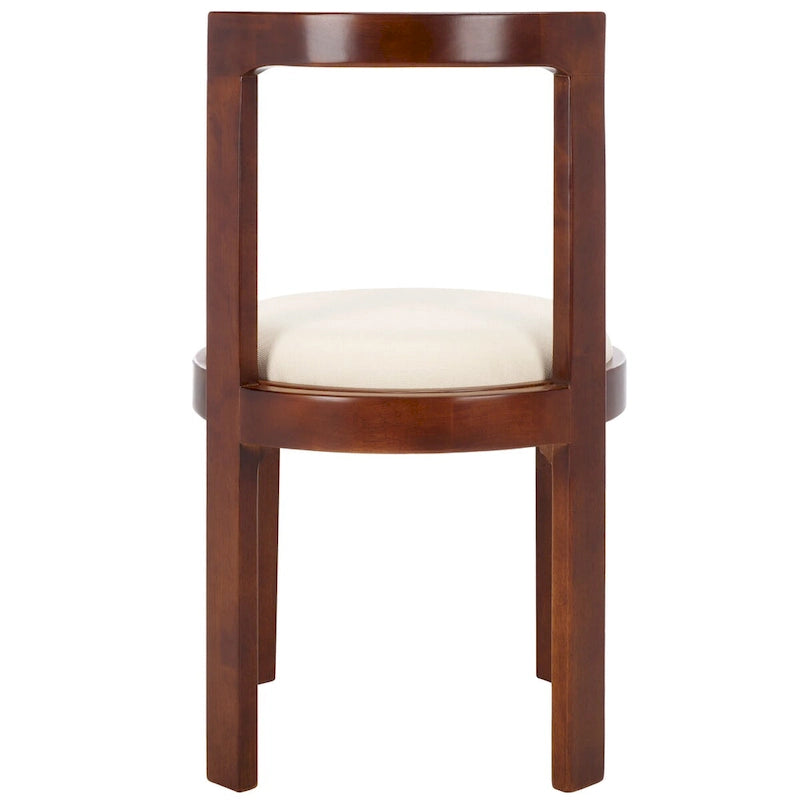 Round Padded Dining Chair Set of 2 - 20W x 21D x 33H Inches